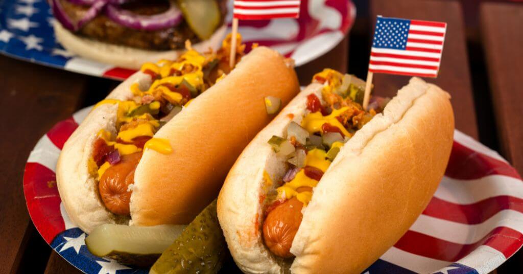 4th of july hot dogs
