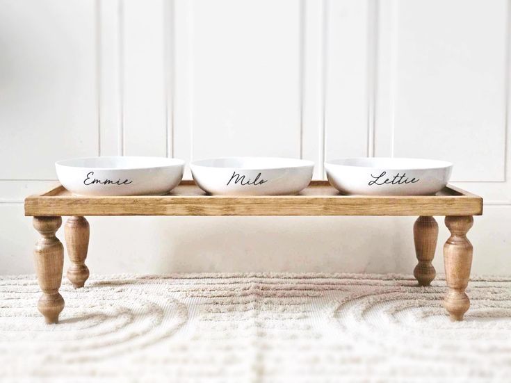 romantic dog bowl ideas